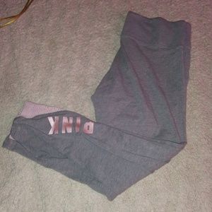 Pink cropped Leggins